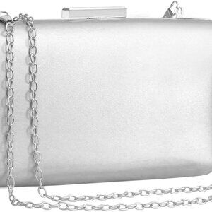 Chic Waterproof Patent Leather Evening Clutch - Ideal for Parties & Weddings